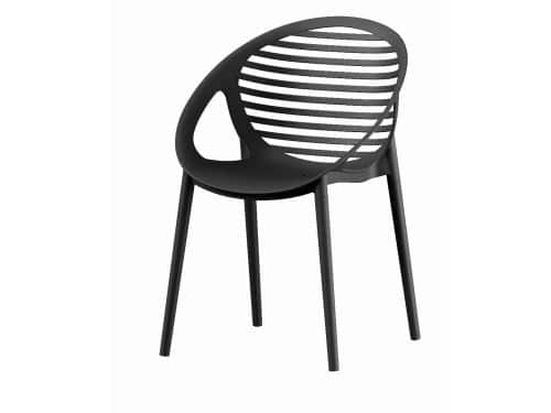 DS4U - Stijn stapelbare tuinstoel - zwart