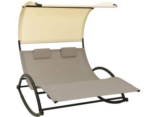 Dubbel ligbed - Schommelstoel buiten - Ontspannen in de tuin