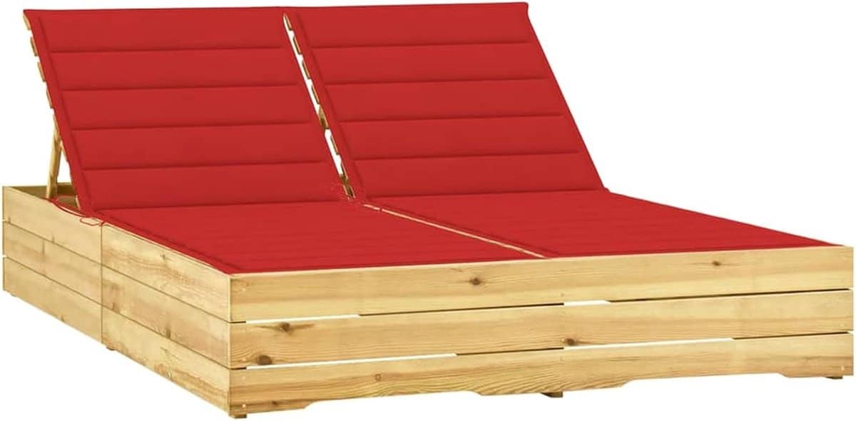 dubbele ligstoel tuinstoel ligbed ontspannen in de tuin