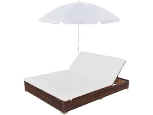 Dubbele Ligstoel - Zonneligstoel - Loungebed - Tuinstoel - Ligbed