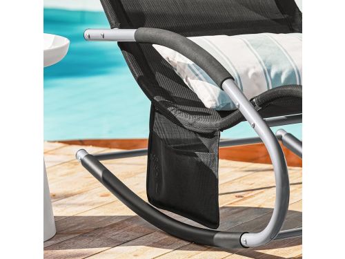 Dubbele Zonneligstoel Schommelstoel 150x63x87 cm - Weerbestendige Tuinligstoel voor 2