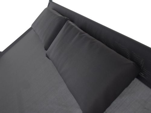 Dubbele Zonnelounge Schommelbed met Zonnedak 140x205x137 cm - 2 Persoons