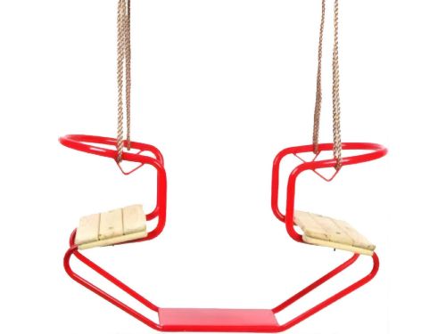 Duoschommel metaal - Schommelbank buiten - Buiten spelen - Combinatie