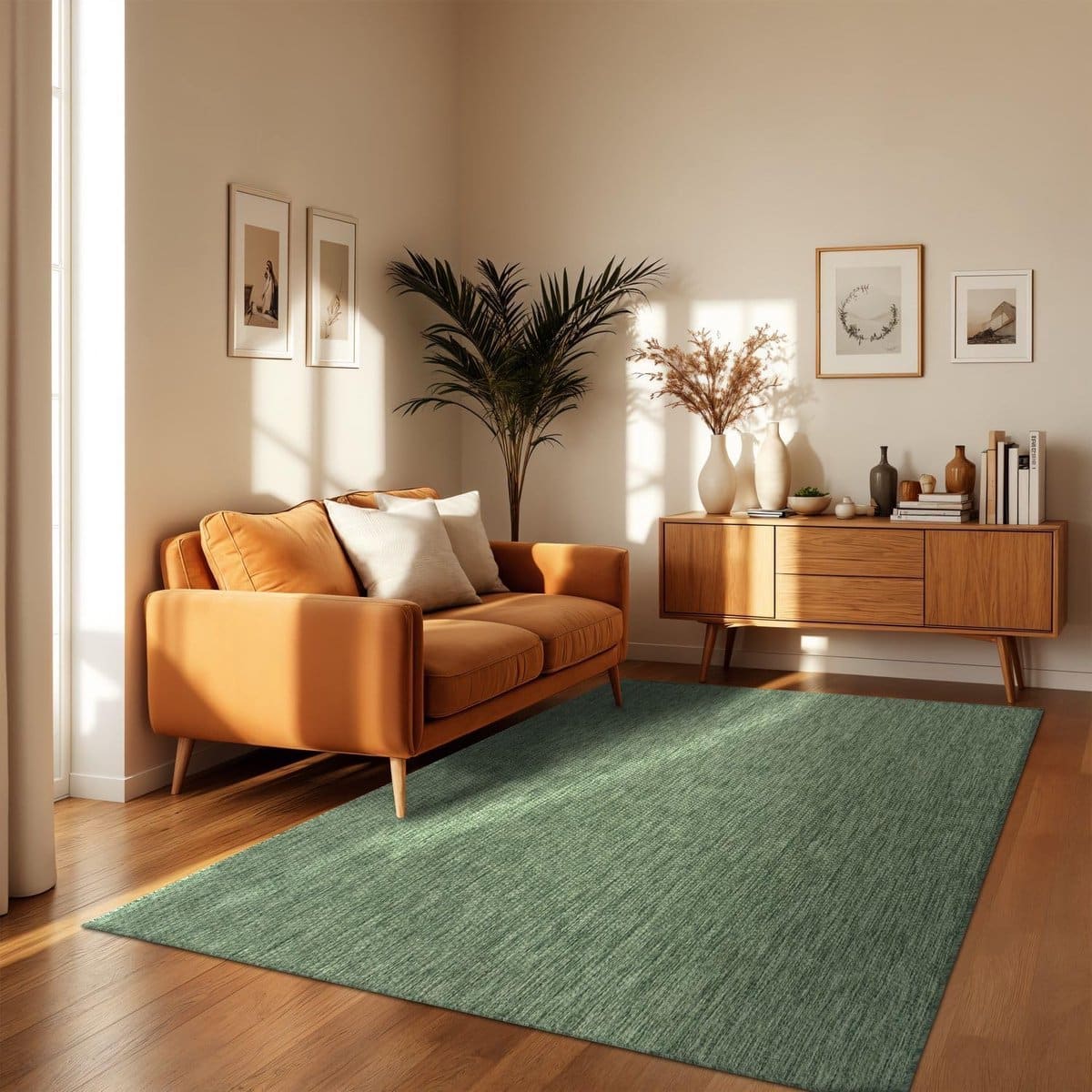 duurzaam buitenkleed groen 200×280 cm weerbestendig vloerkleed voor balkon