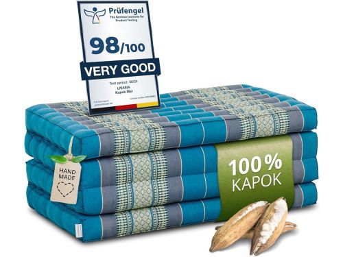 Duurzaam Kapok Klapmatras 200x80cm - Gastenbed, Yogamat en Opvouwbaar Ligbed