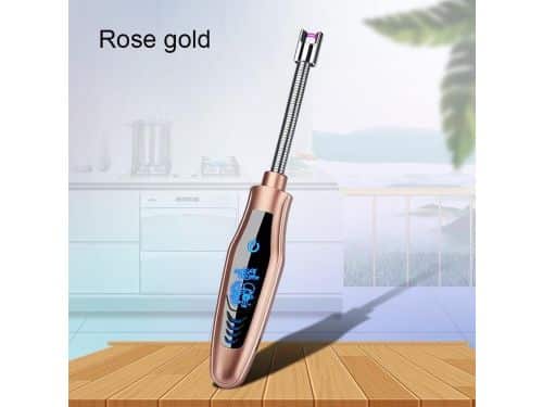 Elektrische kaars aansteker - Oplaadbaar - Milieu vriendelijk - Rose