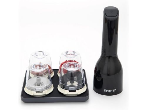 Elektrische Kruidenmolen Set voor BBQ en Keuken - Precisie Keramisch