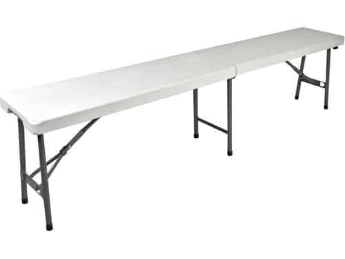 ERRO Tuinbank inklapbaar - Picknickbank - 180cm - wit