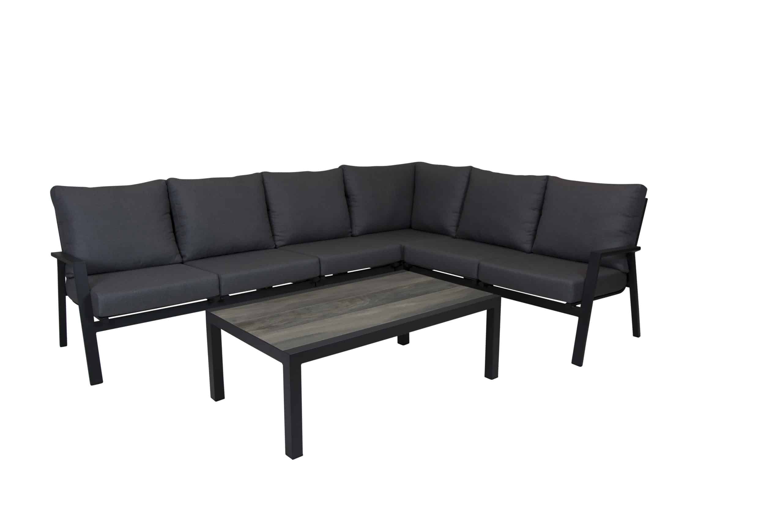 exome hoek loungeset met tafel devis
