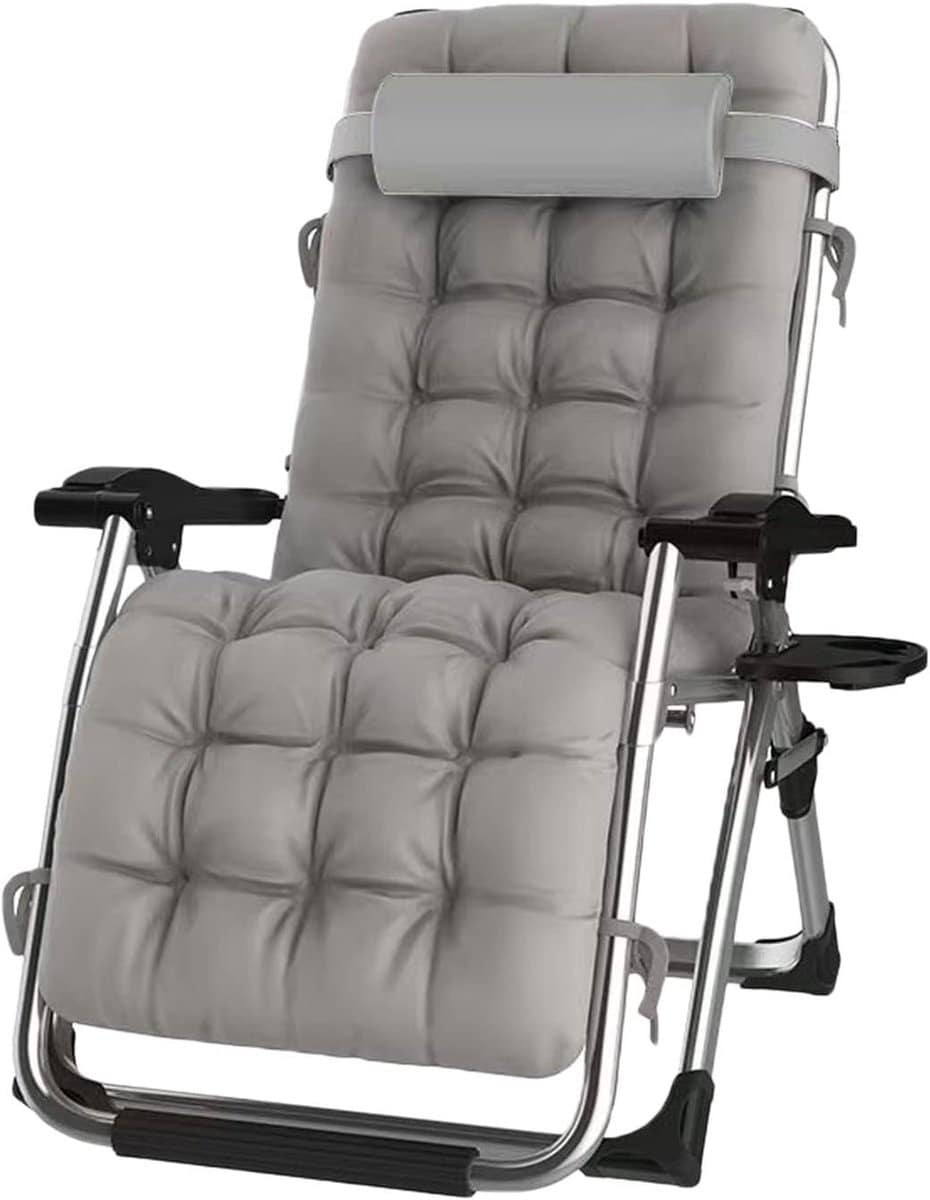 extra brede lounger tuinstoel klapstoel ontspannen buiten