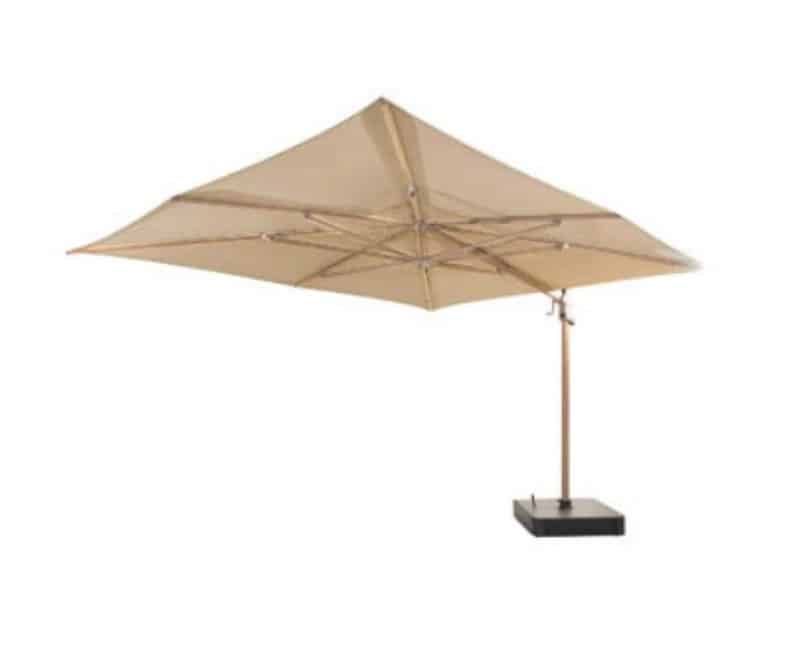finca zweefparasol zand met houtlook frame 400 x 300 cm 4so 4so