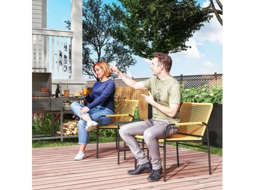 FloraGrace Bistroset 3-Delig - 2 Stoelen En Tafel - Voor