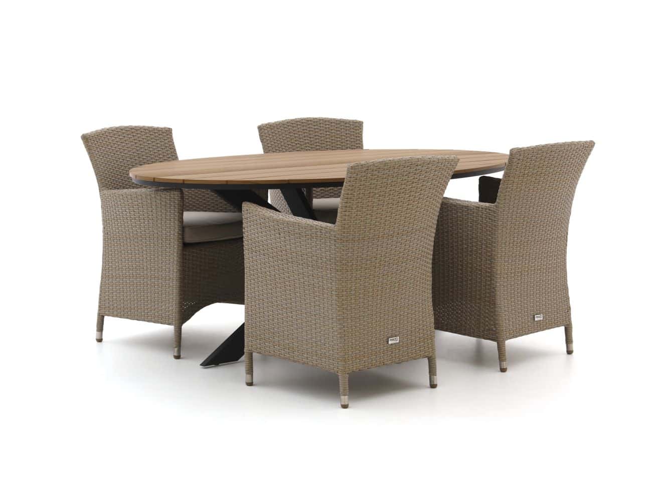 forza cecita/fidenza ovaal 180cm dining tuinset 5 delig laagste prijsgarantie!