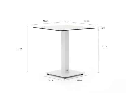 Forza Orta tuintafel 140x80x73cm - Laagste prijsgarantie!