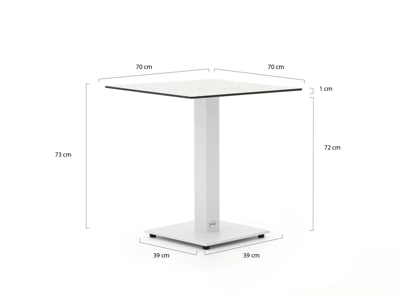 forza orta tuintafel 140x80x73cm laagste prijsgarantie!