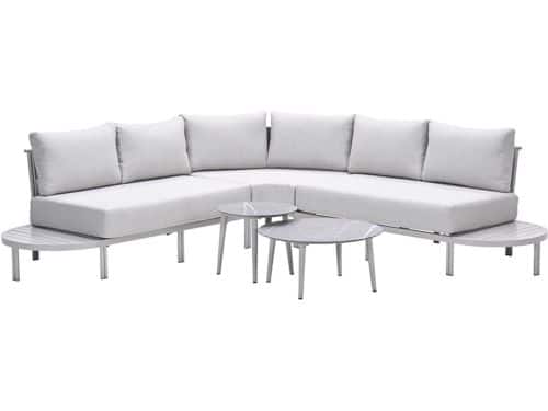 Frigole loungeset - 5-dlg. - taupe -sand - valley sand