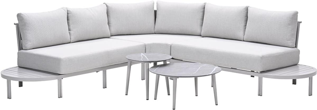 frigole loungeset 5 dlg. taupe sand valley sand
