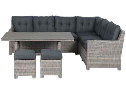 Garden Impressions Alazio lounge diningset - Rechts - Vintage Willow