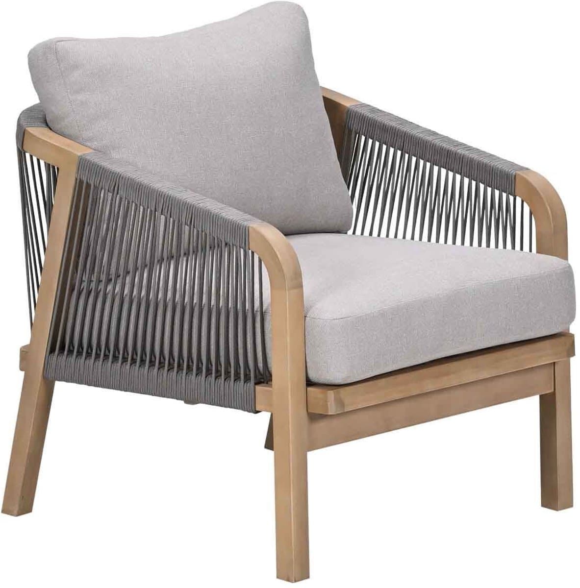 garden impressions alora loungestoel acacia grey sand