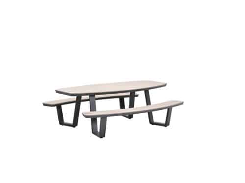 Garden Impressions Bell ovale picknick tafel 220 x 193