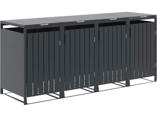 Garden Impressions BinPort antraciet containerbox voor 4 containers