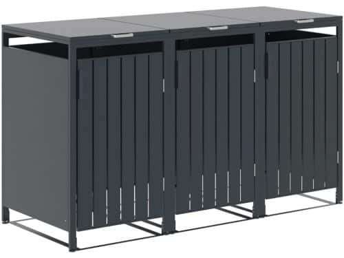 Garden Impressions Binport containerberging 204x80x118 cm - donker grijs