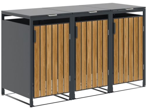 Garden Impressions Binport containerberging 204x80x118 cm - light teak look