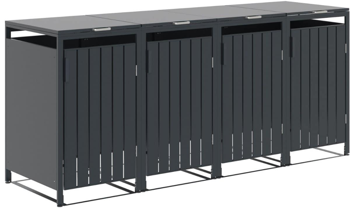 garden impressions binport containerberging 272x80x118 cm donker grijs