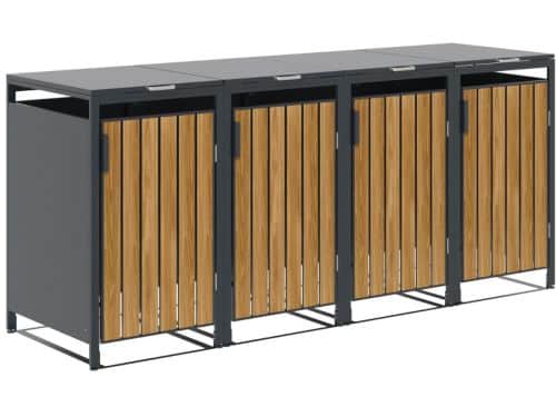 Garden Impressions Binport containerberging 272x80x118 cm - light teak look