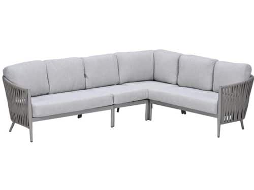 Garden Impressions Devin loungebank 4-delig - taupe