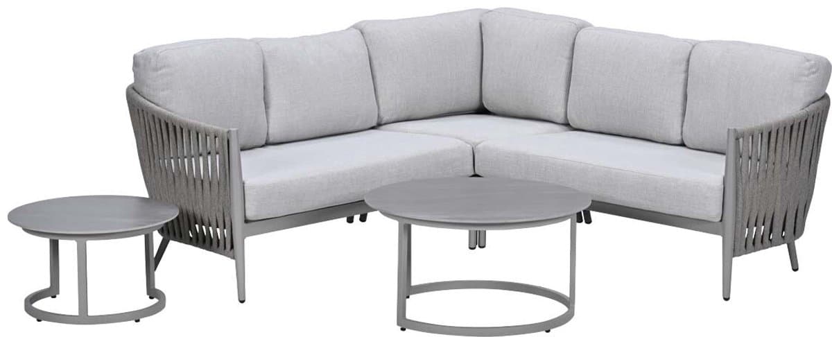 garden impressions devin loungeset hoek 5 delig monte carlo loungetafels