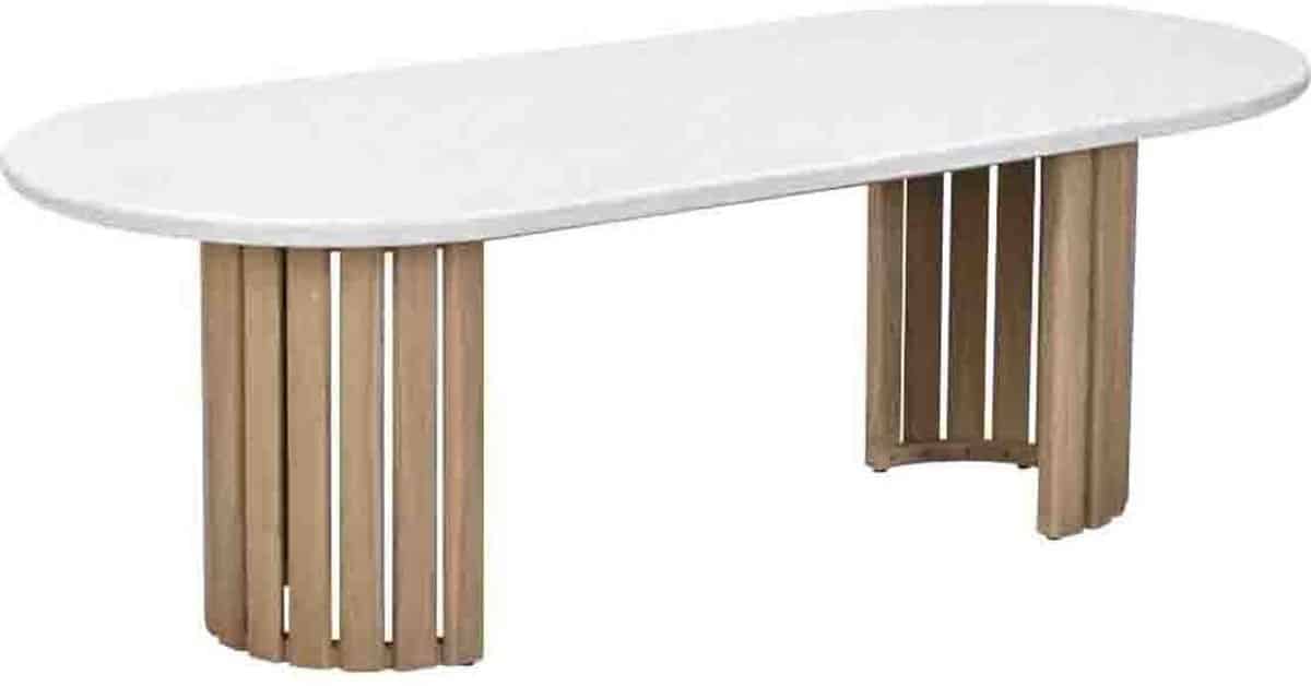 garden impressions ibiza dining tuintafel ovaal 230×100 cm acaciahout