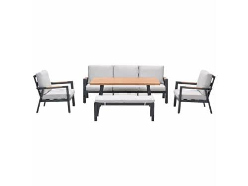 Garden Impressions Lissabon lounge dining set 5-delig stoel