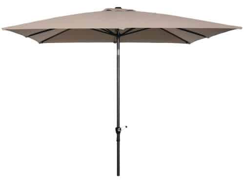 Garden Impressions Lotus stokparasol 250x250 - taupe