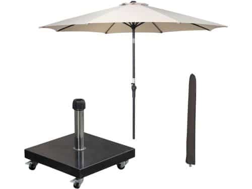 Garden Impressions Lotus stokparasol Ø300 cm - ecru incl parasolhoes