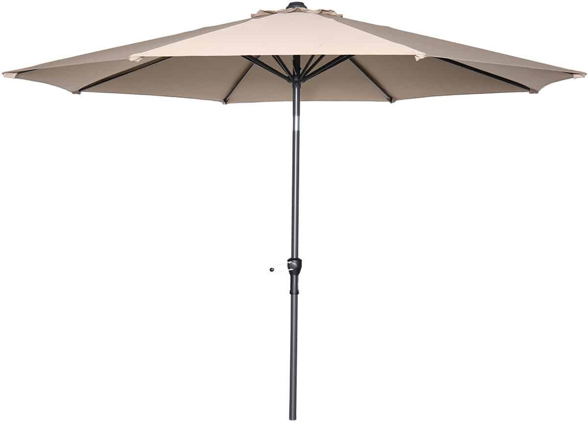 garden impressions lotus stokparasol Ø300 cm taupe