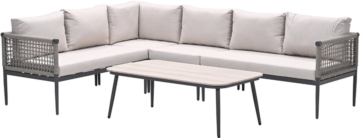 garden impressions lounge hoekbank teramon taupe