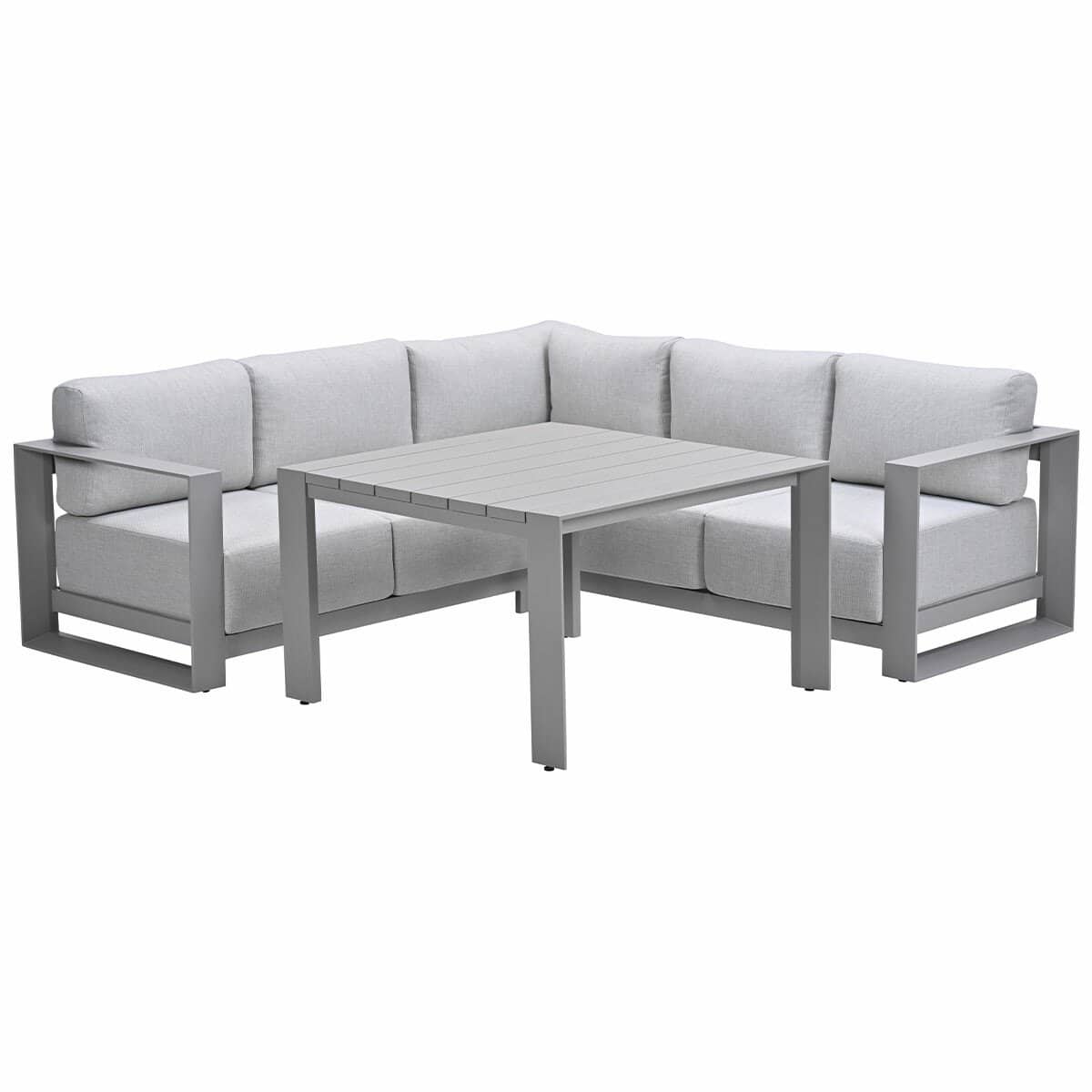 garden impressions malakka lounge dining set 4 delig taupe