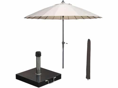 Garden Impressions Manilla stokparasol Ø250 cm - ecru incl parasolhoes