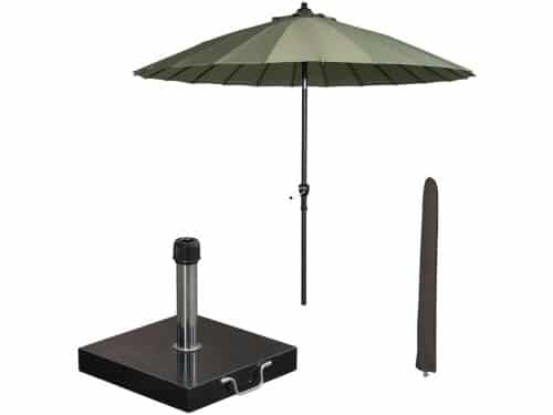 Garden Impressions Manilla stokparasol Ø250 cm - olijf incl parasolhoes