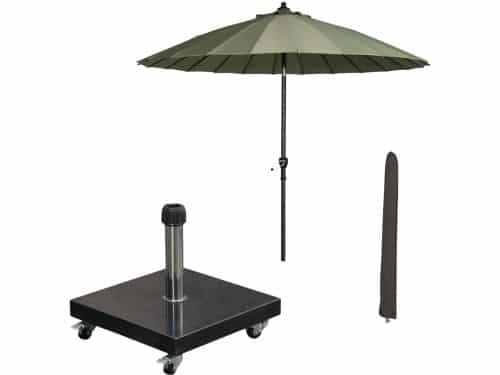 Garden Impressions Manilla stokparasol Ø250 cm - olijf incl parasolhoes