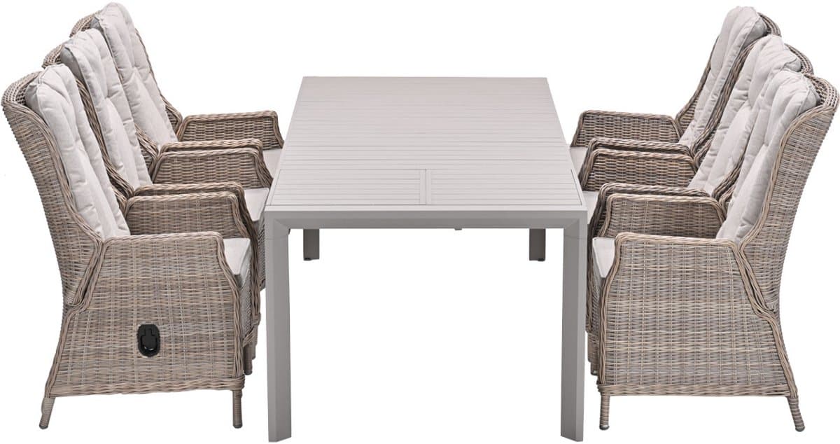 garden impressions marbella verstelbare tuinset 7 delig vintage willow