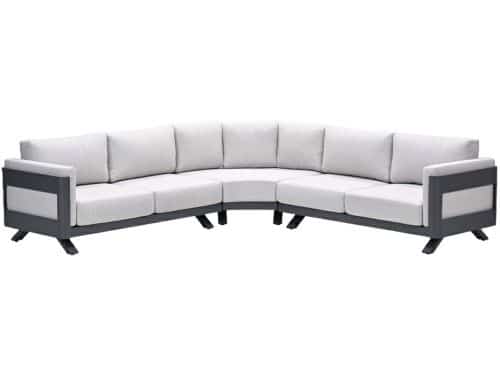 Garden Impressions Medellin hoekloungeset 3-delig - donker grijs