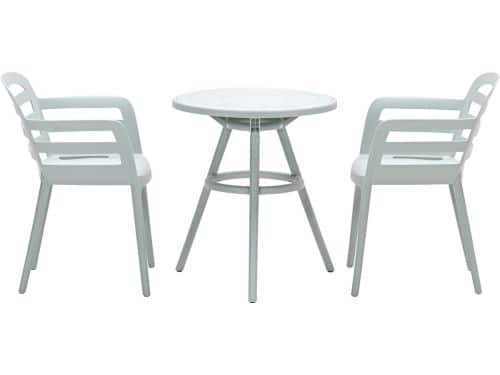 Garden Impressions Mira balkonset 3-delig - Faria tuintafel Ø60 cm