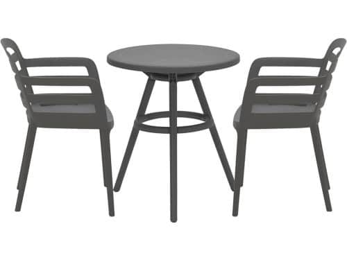 Garden Impressions Mira balkonset 3-delig - Faria tuintafel Ø60 cm