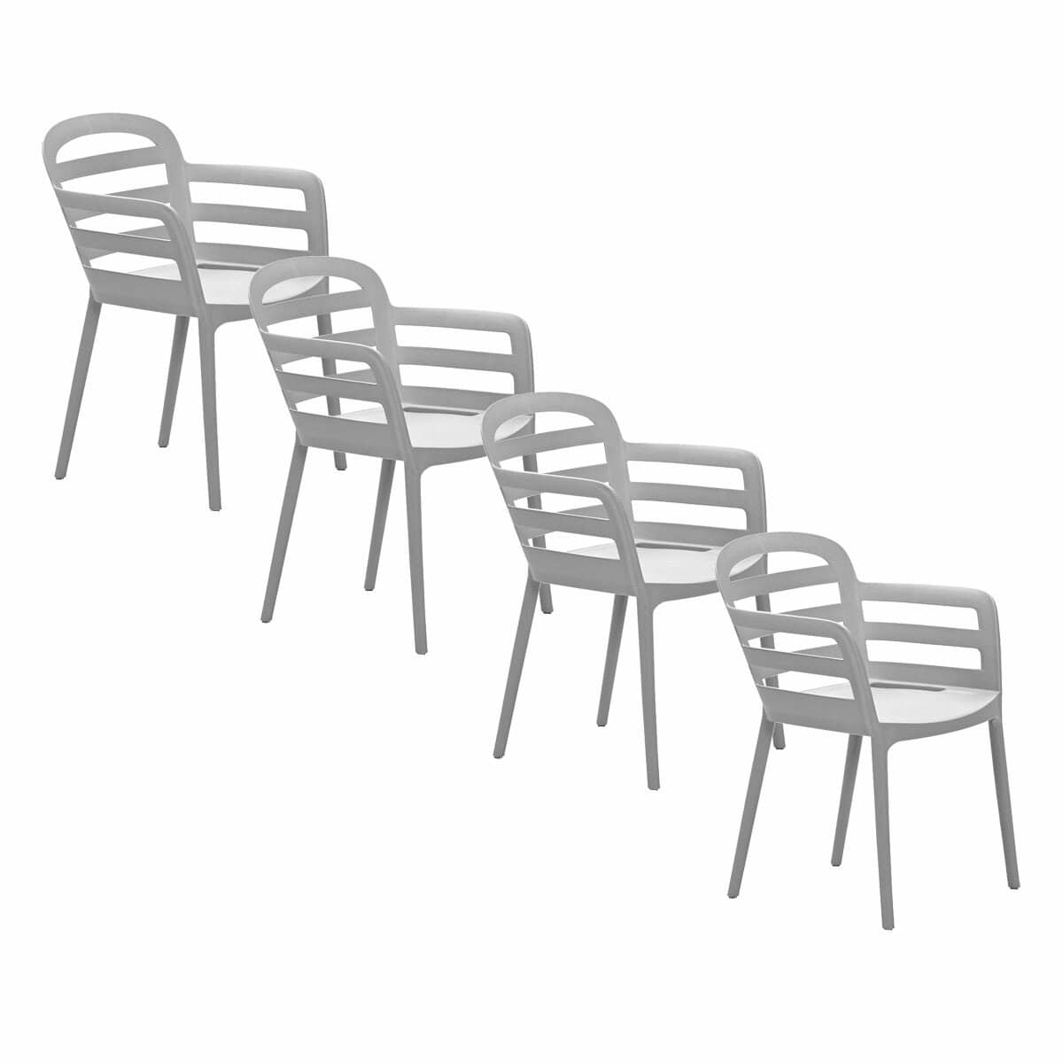 garden impressions mira tuinstoel olijf 4 stuks