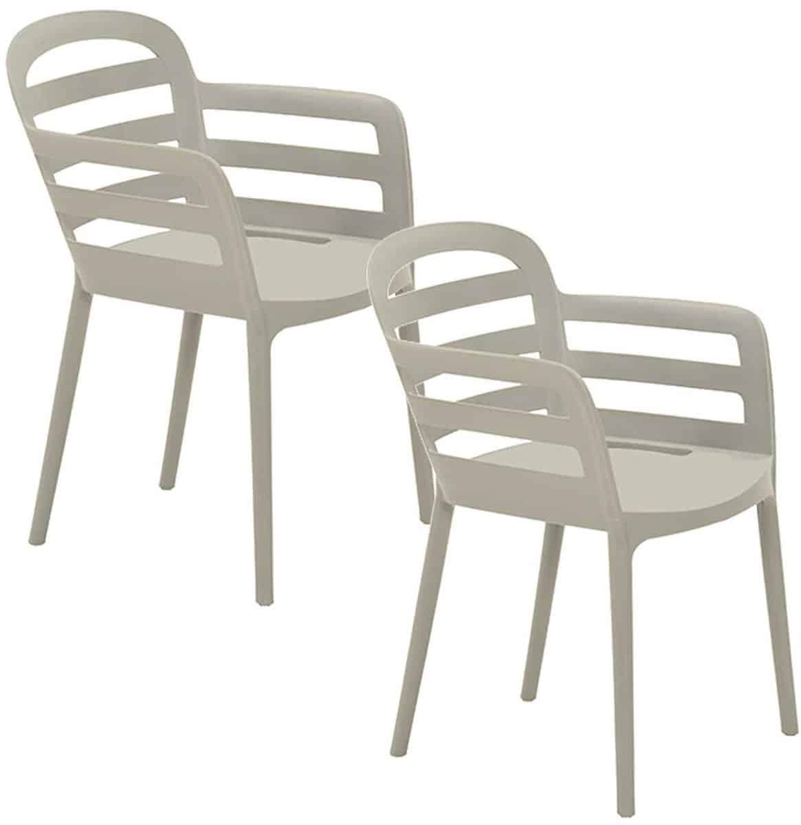 garden impressions mira tuinstoel zand 2 stuks