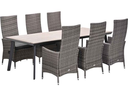 Garden Impressions Nice tuinset 7-delig - Penedo tuintafel 230x100 cm