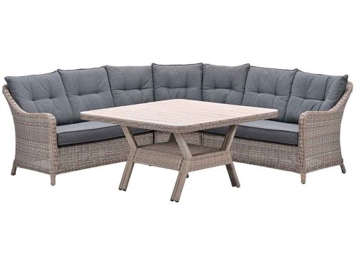 Garden Impressions Nova lounge dining set 4-delig - mystic grey