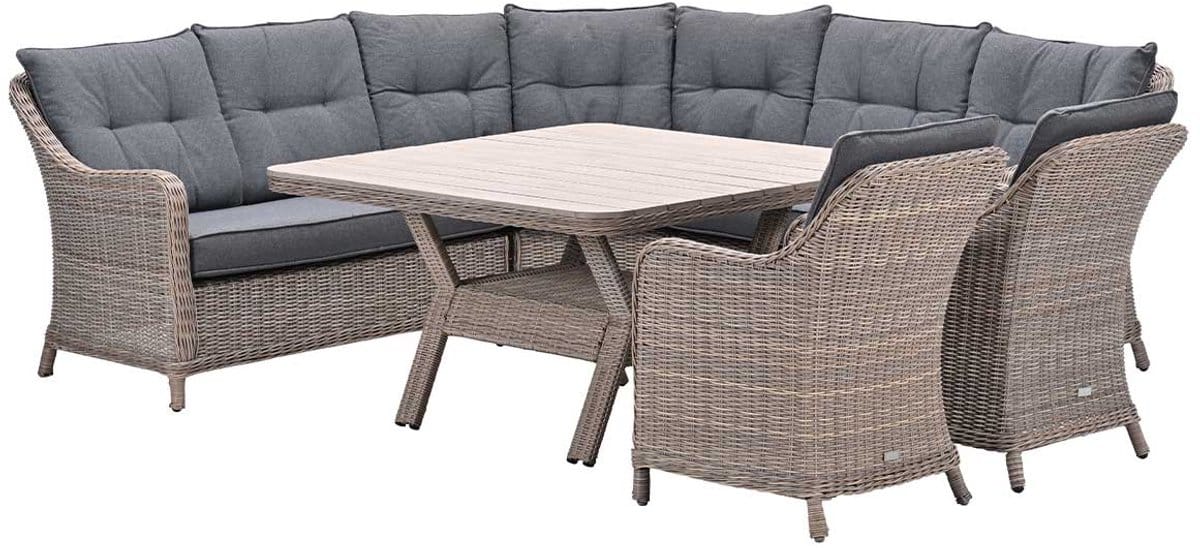 garden impressions nova lounge dining set 6 delig incl stoelen